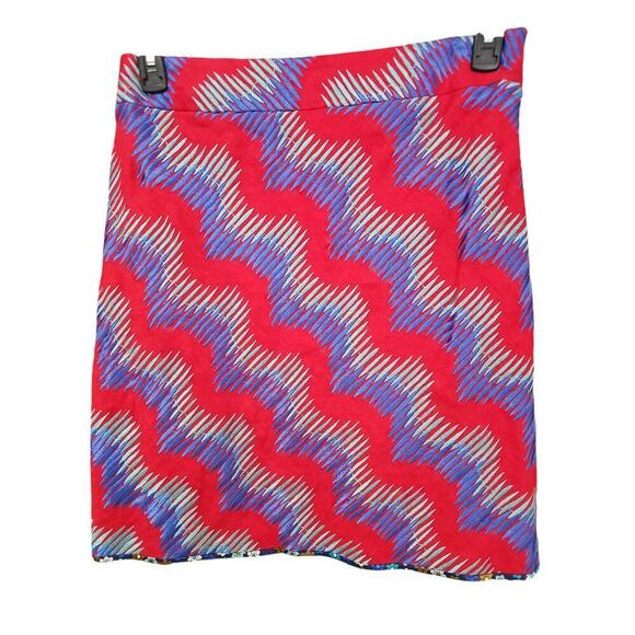 Etcetera Dresses & Skirts - Etcetera Embroidered Linen Skirt Red Size 6